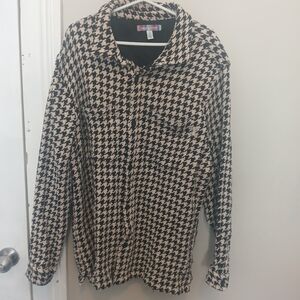 Urban Outfitters Houndstooth Cotton Jacket